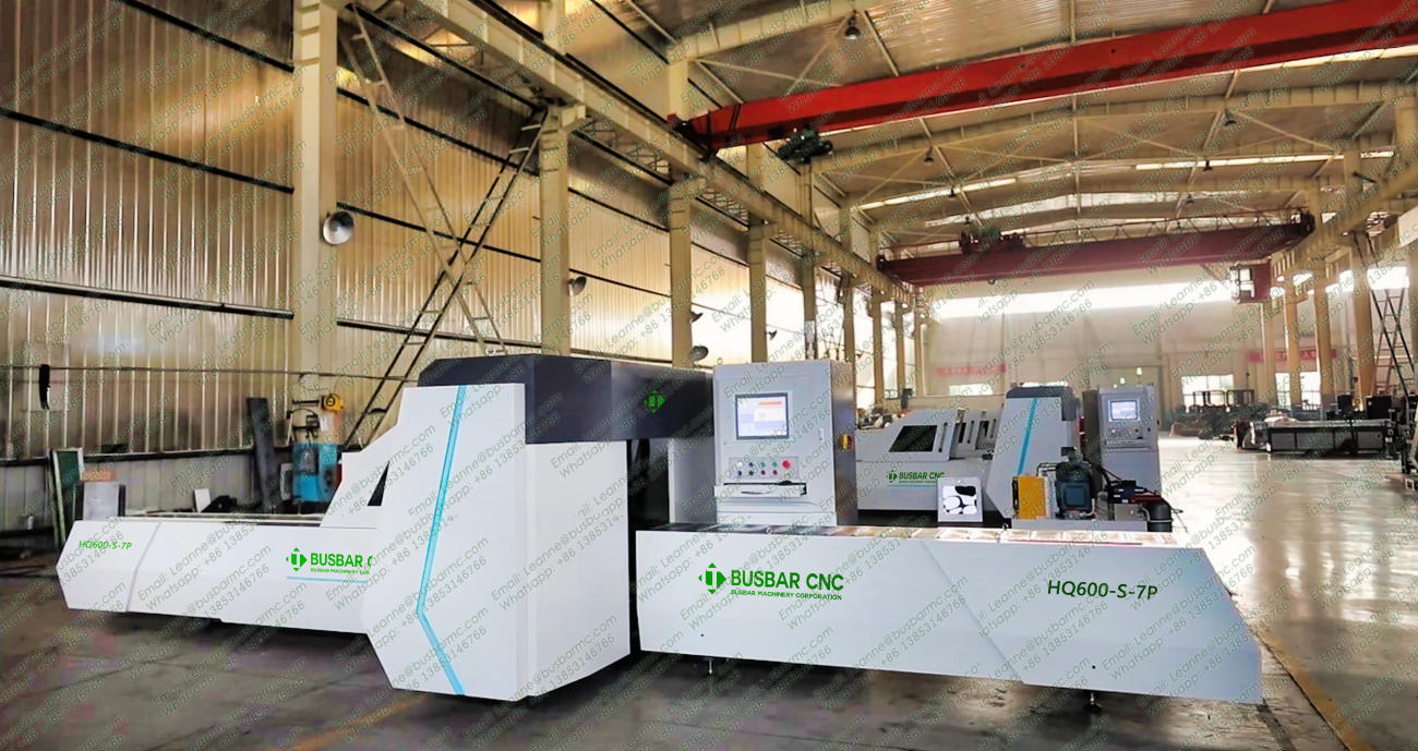 HQ600 SP CNC busbar punching shearing machine | ماكينة قضبان نحاسية CNC