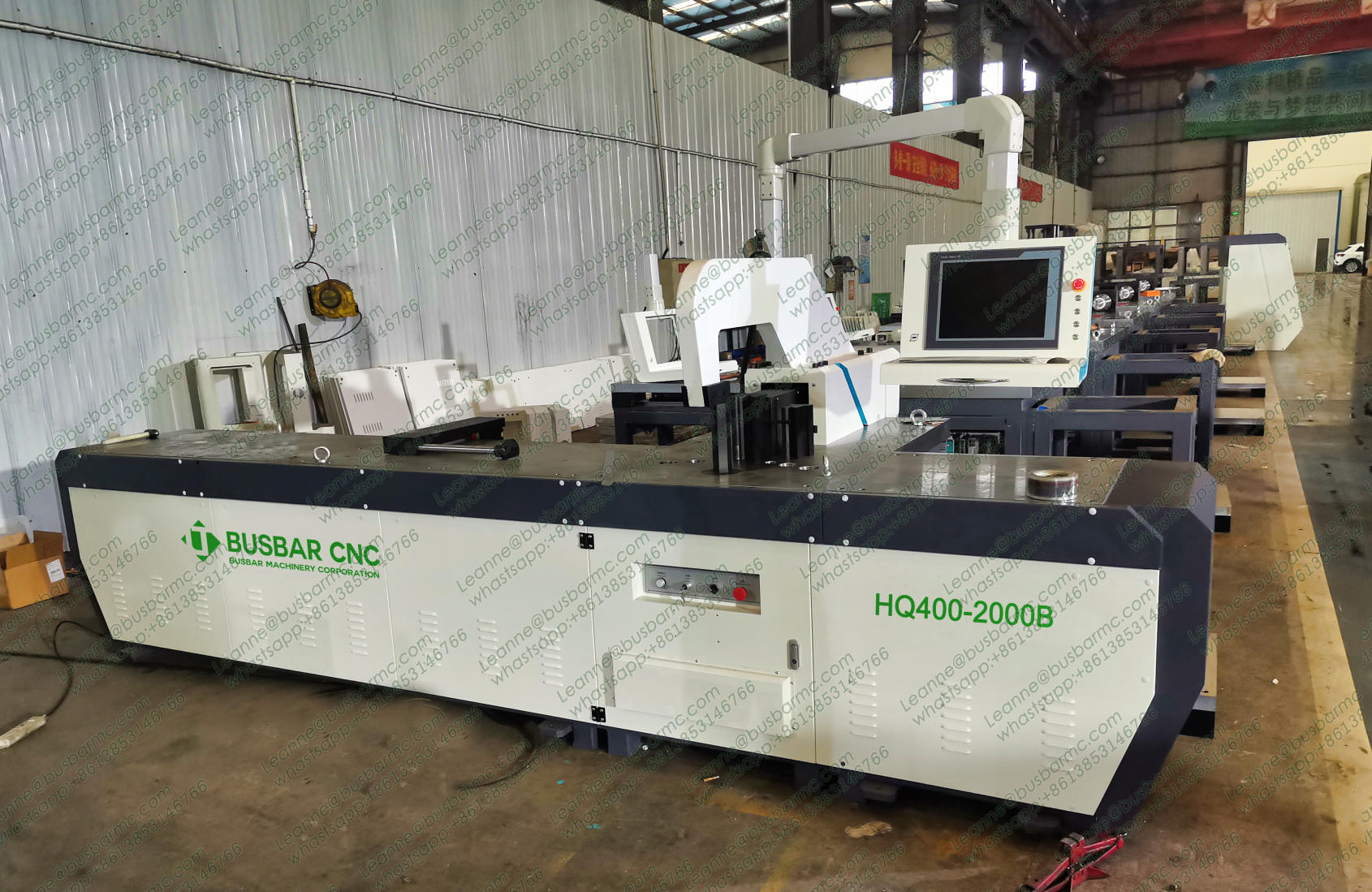 HQ400 2000B Servo CNC Copper Busbar Bending Machine | ماكينة قضبان نحاسية CNC