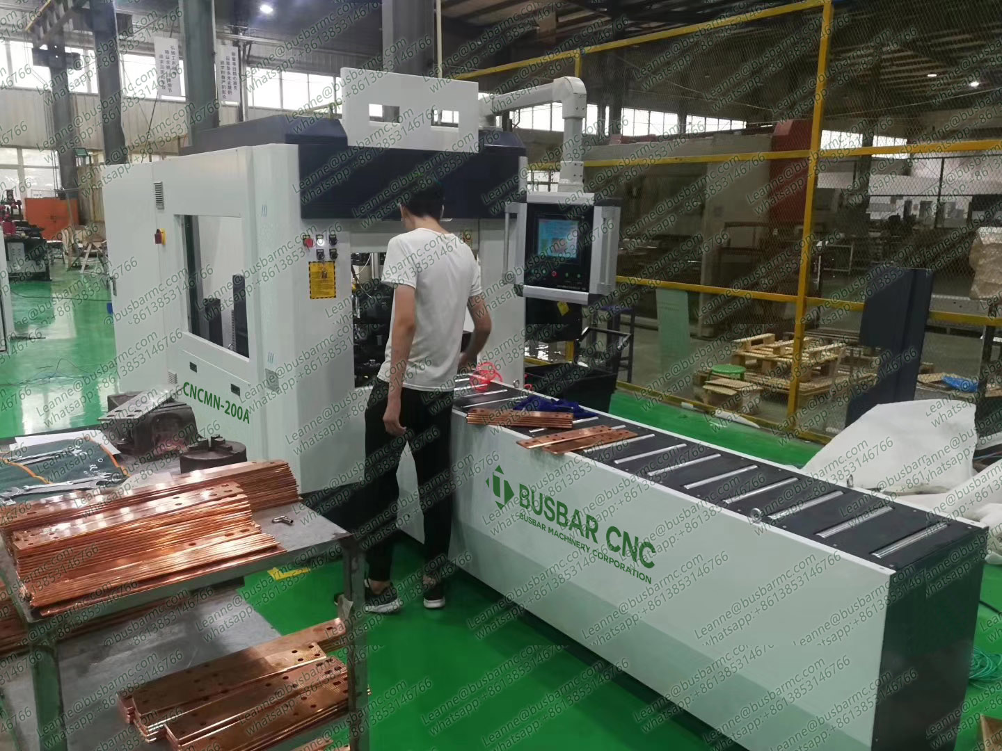 CNC Copper Busbar Chamfering Machine | ماكينة قضبان نحاسية CNC