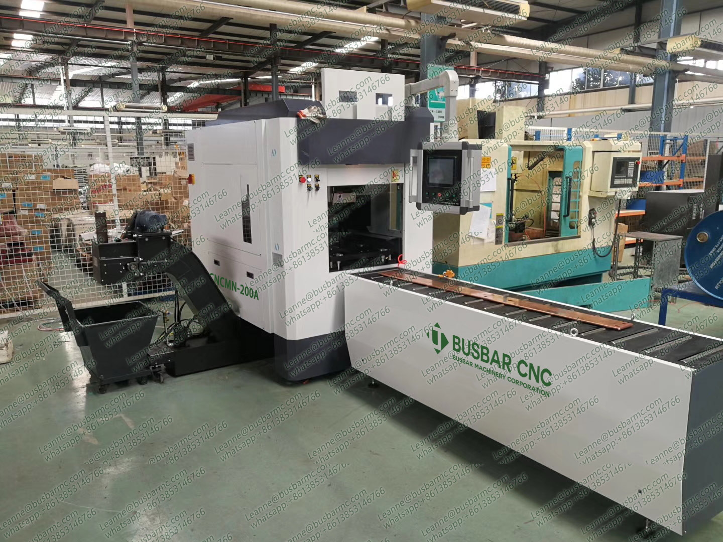 LT CNCMN 200A CNC Copper busbar milling machine | ماكينة قضبان نحاسية CNC