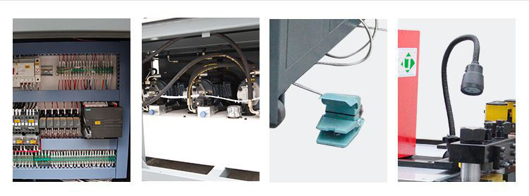 CNC Double Table ماكينة معالجة قضبان التوصيل