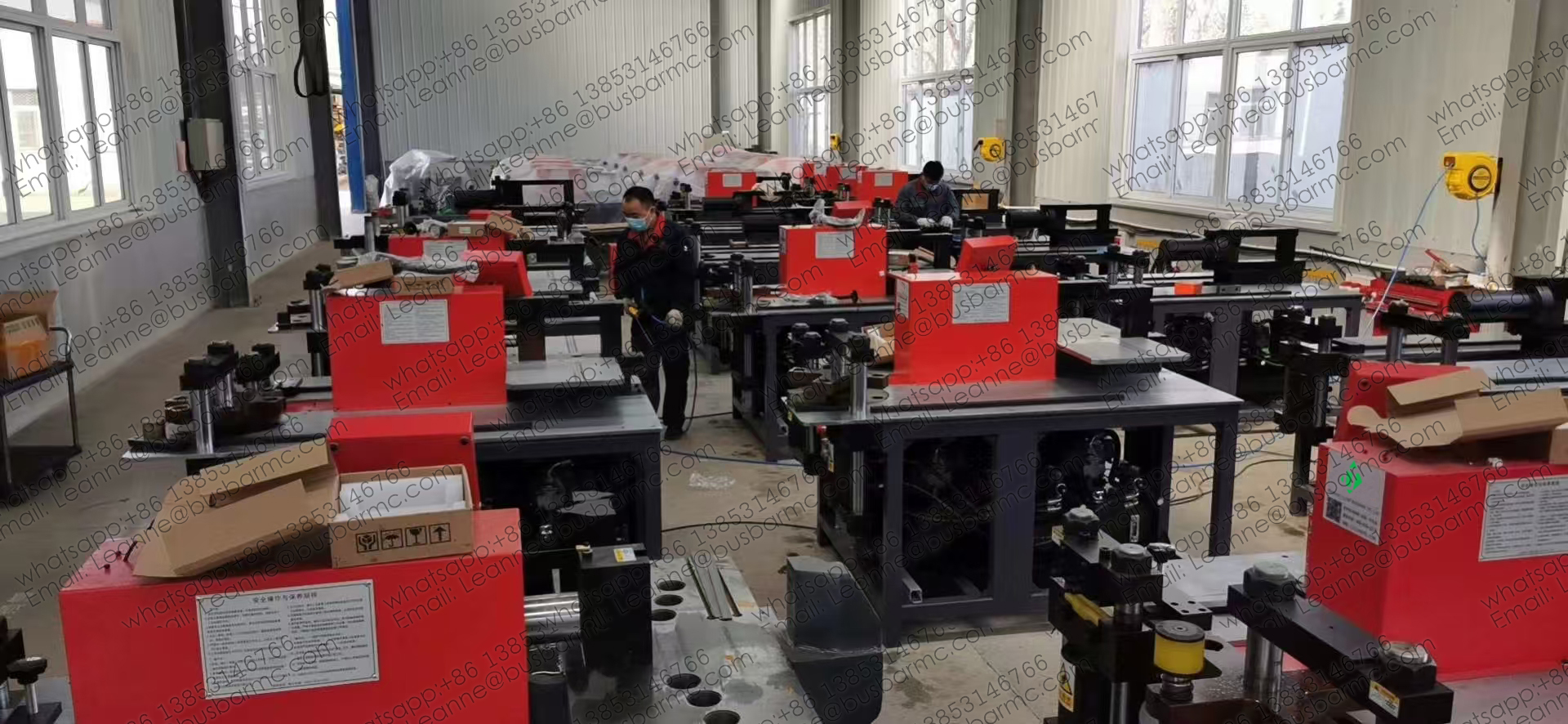 Three Unit ماكينة معالجة قضبان التوصيل With Manual Control 303U-3-C