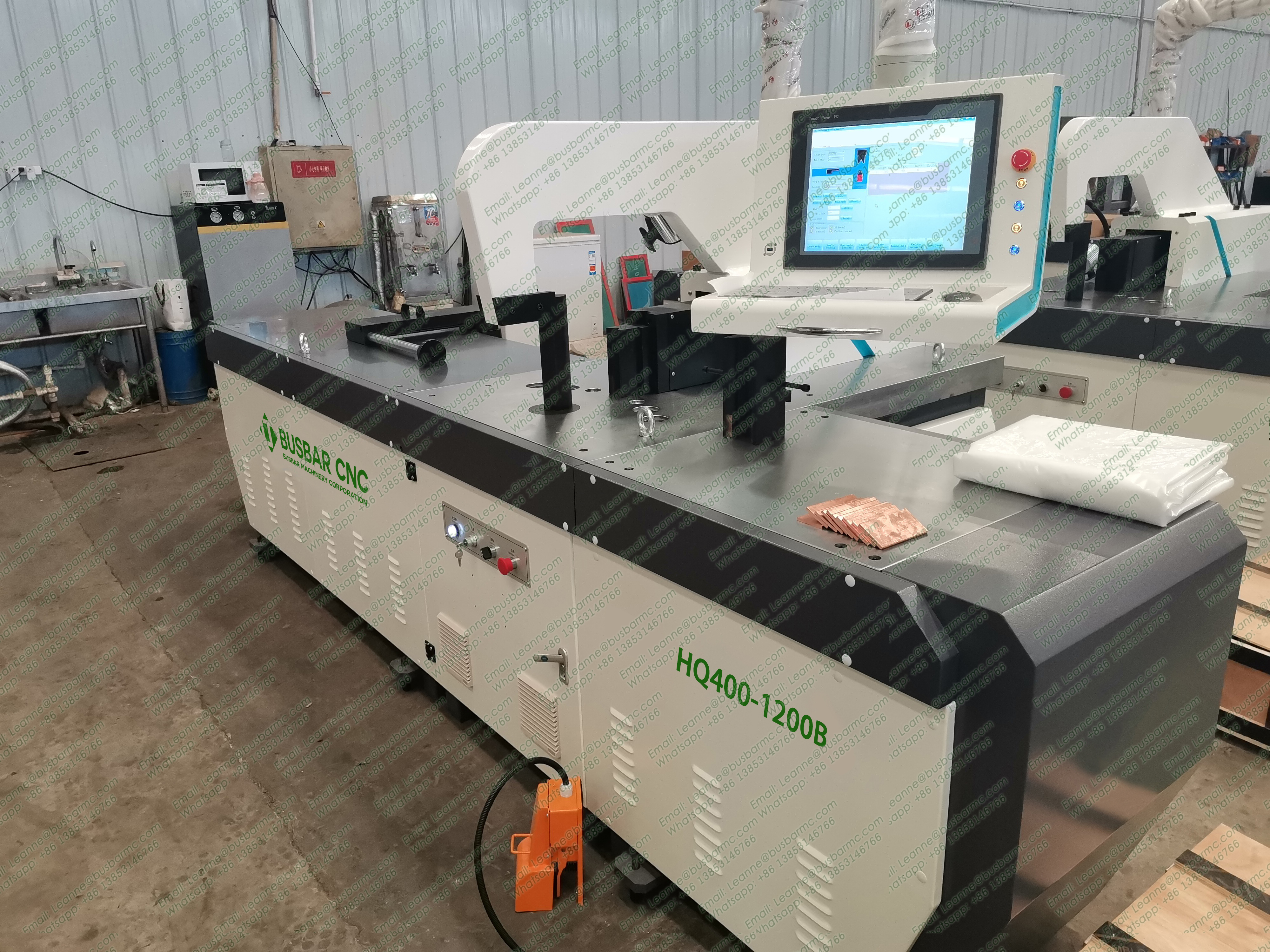 HQ400-2000B ماكينة CNC لثني قضبان النحاس