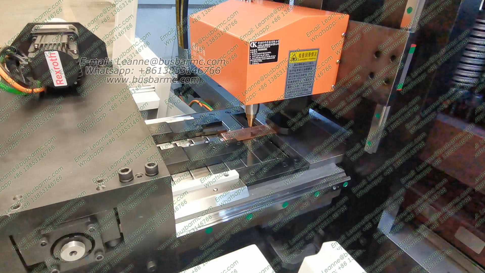Pneumatic ماكينة تعليم for قضبان التوصيل Processing | Integrated Dot Peen Marking System للنحاس & Aluminum قضبان التوصيلs