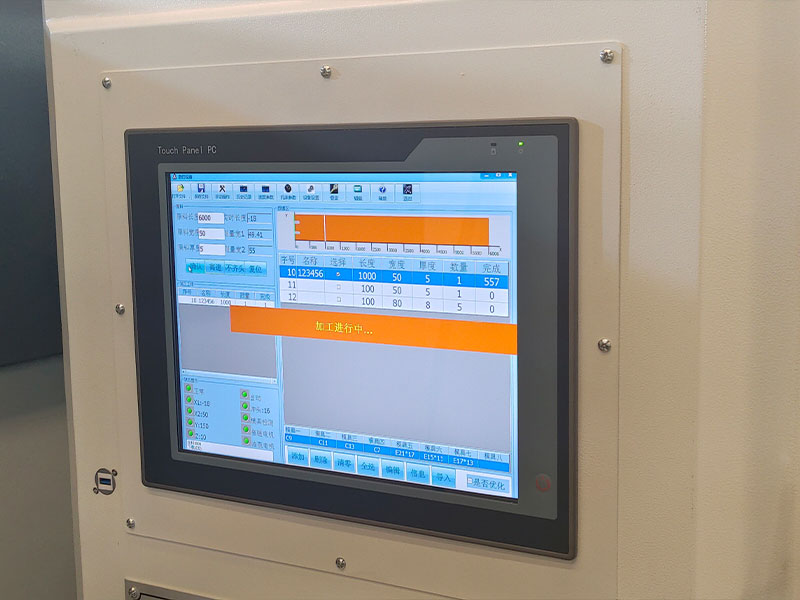 HQ600-S-8P CNC قضبان النحاس تخريم ماكينة